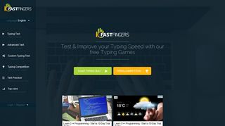 10FastFingers.com - Typing Test, Competitions, Practice & Typing ...