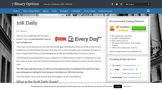 • 10K Daily Review - We Show You The Ugly Truth of 10k Every Day ...
