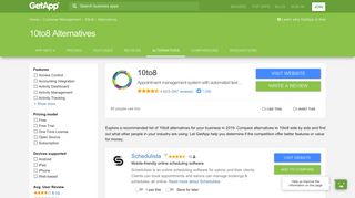 10to8 Alternatives, Competitors & Similar Software | GetApp®