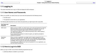 1.1 Logging In - Oracle Docs