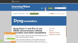 Dysg newsletters - Learning Wales