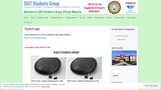 Student Login | SGIT Students Group