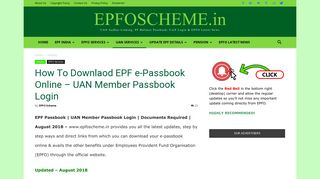 Download EPF Member Passbook Online [August 2018] - UAN ...