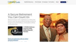 Pension and Retirement | 1199SEIU Funds
