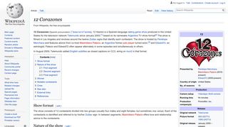 12 Corazones - Wikipedia
