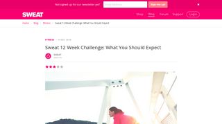 Sweat 12 Week Challenge - What You Should Expect – SWEAT