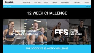 12 Week Challenge | Fitness, Weightloss, Meal Plan & more - Goodlife ...