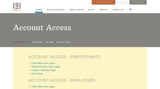 Account Access | 121 Benefits