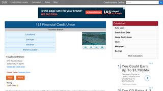 121 Financial Credit Union - Credit Unions Online