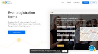 Free Online Event Registration Form Software | 123FormBuilder