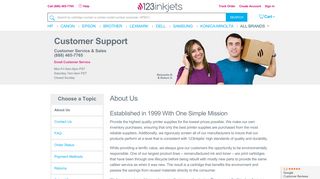 Customer Support - 123inkjets