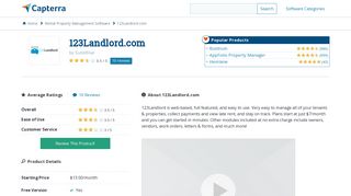 123Landlord.com Reviews and Pricing - 2019 - Capterra