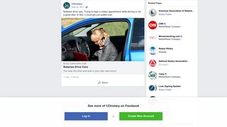 123notary - Notaries drive cars. Trying to login a notary... | Facebook