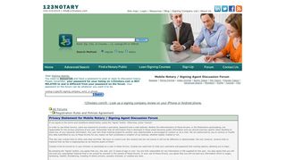 Mobile Notary / Signing Agent Discussion Forum - User ... - 123notary
