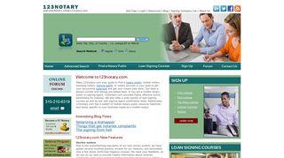 123notary - Mobile Notary Public Directory, Free Notary Listings