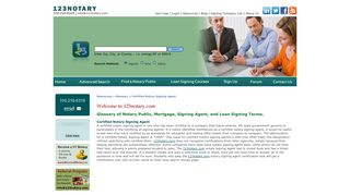 Certified Notary Signing Agent - 123notary.com