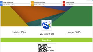 RWS Mobile App Android App - Online App Creator - AppsGeyser