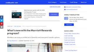 What's changed with the new Marriott Rewards program? - Credit Cards