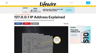 127.0.0.1 IP Address Explained - Lifewire