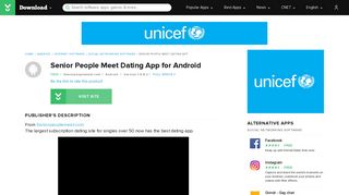 Senior People Meet Dating App for Android - Free download and ...