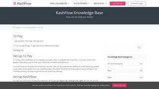 12 Pay Payroll App - KashFlow