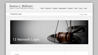 13 Network Login - Chapter 13 Trustee | Montgomery AL