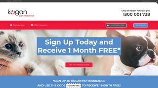 Kogan Pet Insurance | Only The Best For Your Pet