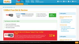 138Bet Free Bet & Review - OLBG.com