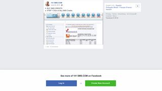 141 SMS.COM - 4. BUY SMS CREDITS a. STEP 1 Click on Buy ...