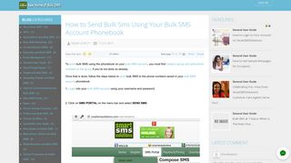 How to Send Bulk Sms Using Your Bulk SMS Account Phonebook ...