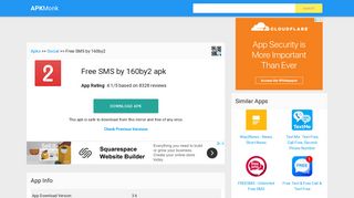 Free SMS by 160by2 Apk Download latest version 3.6- com.by2.android