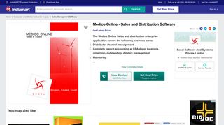 Medico Online - Sales and Distribution Software - Excel Software And ...