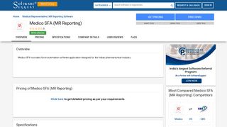 Medico SFA (MR Reporting) - Pricing, Reviews, Alternatives and ...