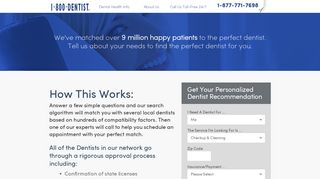 Dentist Near Me | Find a Dentist 24/7 | 1-800-DENTIST®