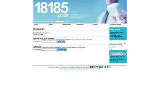 Contact - Welcome to 18185.co.uk: UK's Leading Telephone ...