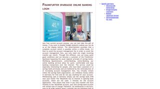 Frankfurter sparkasse online banking login | Umsonst Kostenlos ...