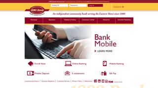 Personal Mobile & Online Banking - 1880 Bank