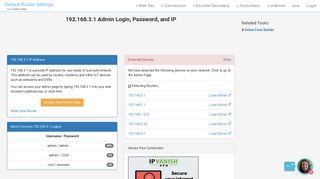 192.168.3.1 Admin Login, Password, and IP - Clean CSS