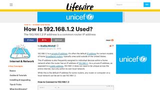 192.168.1.2: A Common Router IP Address - Lifewire