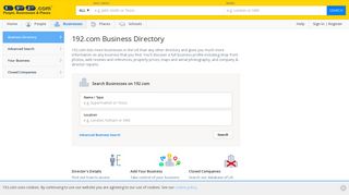 Business Directory - Directory Enquiry Services - 192.com