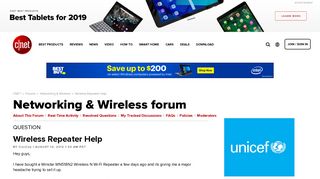 Wireless Repeater Help - Forums - CNET
