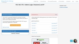 192.168.178.1 Admin Login, Password, and IP - Clean CSS