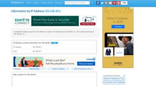192.168.49.1 IP Address Whois - IP Address Lookup - IPaddress.is