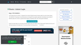 192.168.88.1 - Private IP Address - Router Admin Login [Resolved]
