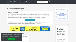 192.168.9.1 - Private IP Address - Router Admin Login [Resolved]