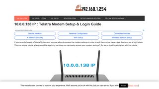 192.168.l.254 Router Admin Login & Password - Page 2 of 6