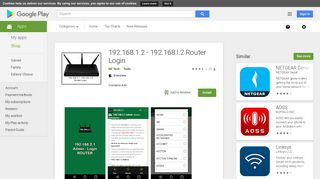 192.168.1.2 - 192.168.l.2 Router Admin Login - Apps on Google Play