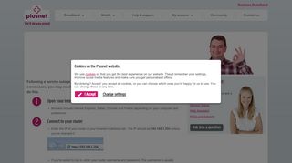 Reconnect your router | Plusnet