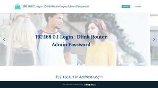 19216801 login : Dlink Router login Admin Password: Home