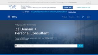 Domain Names | Search and Registration of Domains | 1&1 IONOS